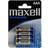 Maxell AAA Alkaline Blister 4-pack