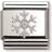 Nomination Composable Classic Link Snowflake Charm - Silver/White