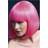 Smiffys Fever Elise Wig Neon Pink