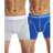 Muchachomalo Solid Boxershorts 2-pack - Blue/Grey