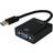 LogiLink UA0231 USB A - VGA M-F Adapter