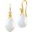 Julie Sandlau Aphrodite Earrings - Gold/Pearl