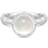 Julie Sandlau Bamboo Unity Ring - Silver/Mother of Pearl/Quartz