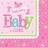 Amscan Napkins Welcome Baby Girl Luncheon 16-pack