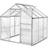 tectake Drivhus uden fundament 4.41 m² Aluminium Polycarbonat