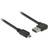 DeLock Left/Right Easy-USB USB A-USB Micro-B 2.0 Angled 1m