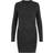 Vero Moda O-Neck Knitted Dress - Black/Black