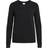 Vila Ril Round Neck Knitted Pullover - Black