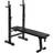 tectake Weight Bench with Barbell Rack
