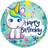 Foil Ballon Happy Birthday Unicorn