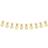 PartyDeco Garlands Aloha Gold