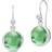 Julie Sandlau Prime Earrings - Silver/Green