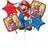 Amscan Foil Ballon Super Mario 5-pack