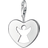 Thomas Sabo Charm Club Guardian Angel Heart Charm Pendant - Silver