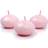 PartyDeco Lanterns And Decor Candle Floating Disc Pink 50-pack