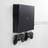Floating Grip PS4 Pro Console and Controllers Wall Mount - Black