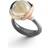 Ole Lynggaard Lotus Ring 3 - Silver/Gold/Rose Gold/Rutile Quartz/Diamonds
