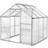 tectake Greenhouse 3.7m² Aluminium Polycarbonat