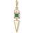Thomas Sabo Charm Club Ethnic Charm Pendant - Gold/Green/Red/Mother of Pearl
