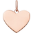 Thomas Sabo Engravable Heart Pendant - Rose Gold