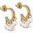 ENAMEL Copenhagen Freydis Earrings - Gold/Pearl