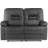 Beliani Bergen Leather Sofa 146cm 2 personers