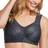 Miss Mary Lovely Jacquard Non Wired Bra - Dark Grey
