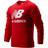 New Balance Essentials Stacked Logo Crew Sweatshirt - Red