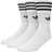 adidas Originals Solid Crew Socks 3-pack - White/Black