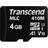 Transcend 410M MLC microSDHC Class 10 4GB
