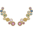Mads Z Luxury Rainbow Earrings - Gold/Multicolour