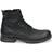 Jack & Jones Coat Leather Boots Black/Anthracite