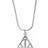 Harry Potter Deathly Hallows Pendant Necklace - Silver