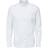 Selected Organic Cotton Oxford Shirt - White/White