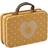Maileg Metal Suitcase Yellow with Dots