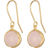 Pernille Corydon Aura Rose Earrings - Rose Gold/Pink