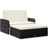 vidaXL 46078 Loungesæt, borde inkl. 1 stole & 1 sofaer