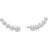 Julie Sandlau Grace Earstuds - Silver/Transparent