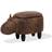Beliani Hippo Fodskammel 35cm