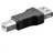 MicroConnect USB A-USB B M-F 2.0 Adapter