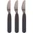Filibabba Silikone Knive 3-pack Stone Grey