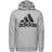 adidas Essentials Fleece Big Logo Hoodie - Medium Grey Heather/Black