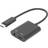 Digitus USB C-USB C/3.5mm M-F 0.2m