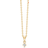 Mads Z Crown Pendant (0.04ct) - Gold/Diamond