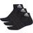 adidas Cushioned Ankle Socks 3-pack Unisex - Black
