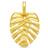 Julie Sandlau Philo Leaf Pendant - Gold