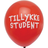 Latex Ballons Congratulations Student Red/White 10-pack