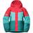 Bergans Kid's Lilletind Insulated Jacket - Light Dahlia Red/Light Greenlake (7984)