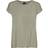 Vero Moda Short Sleeved Lurex T-shirt - Green/Desert Sage