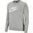 Nike Sportswear Essential Fleece Crew Sweatshirt - Dark Gray Heather/Matte Silver/White